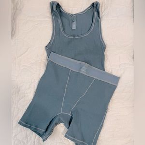 Skims Soft Lounge Tank & Boxer SET Medium